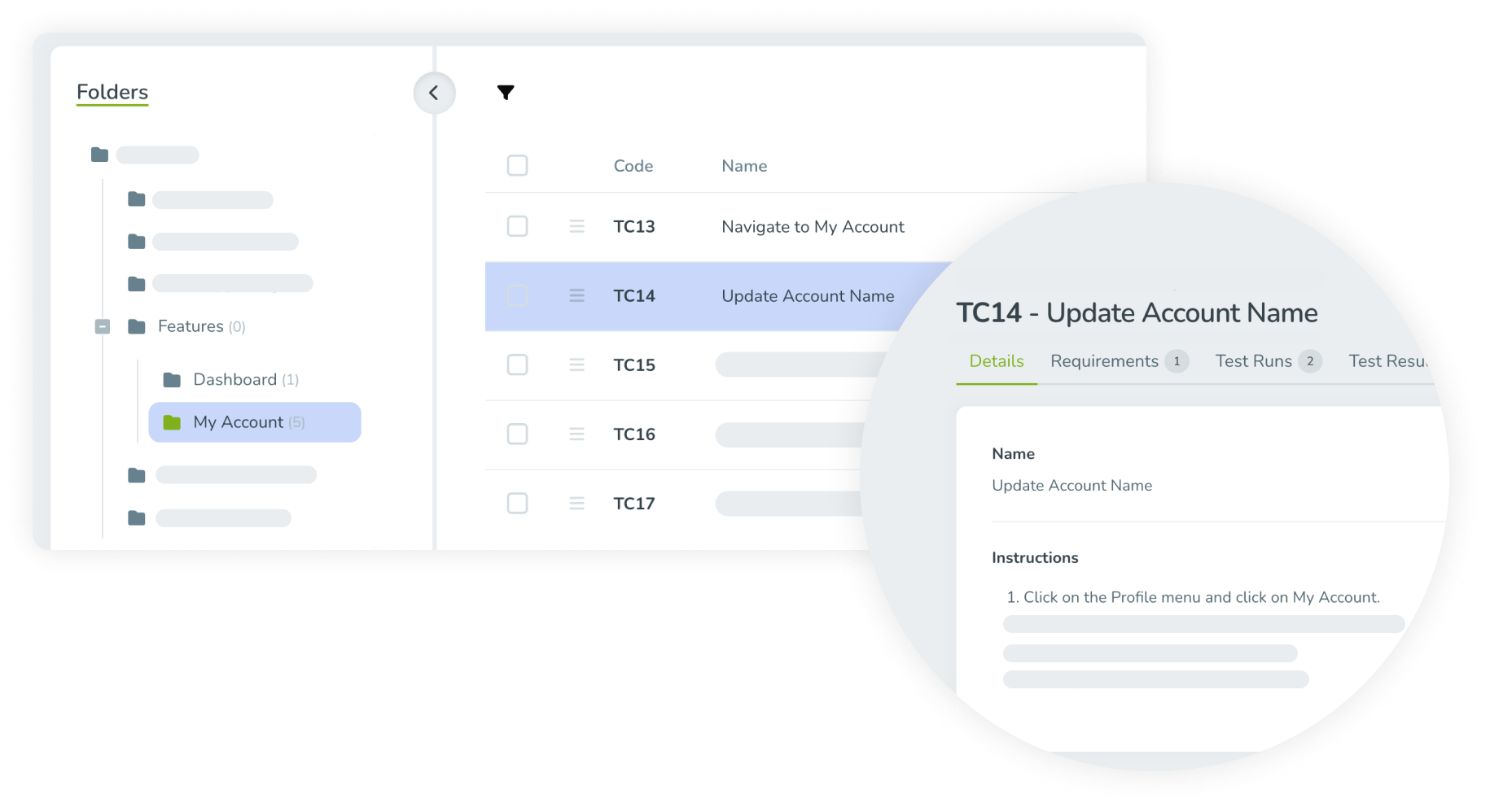 Streamline test case management.