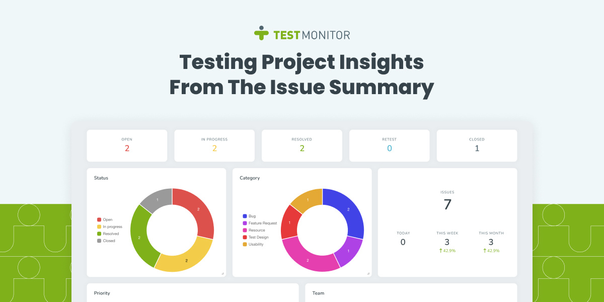 Testing Project Insights From The Issue Summary