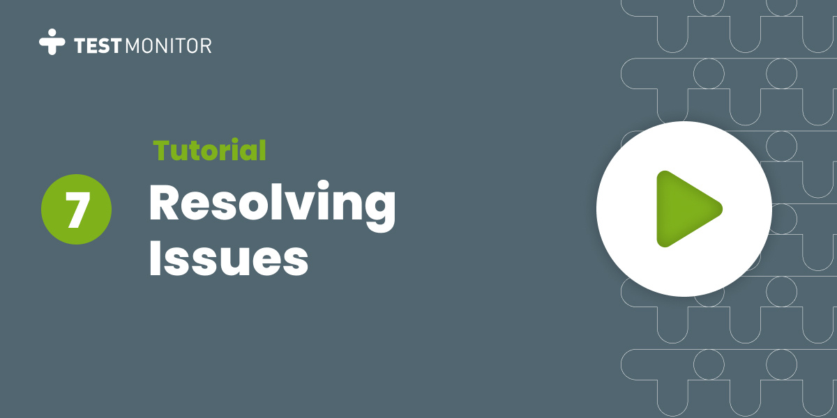 Resolving Issues Tutorial